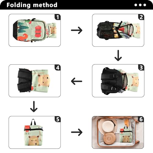 Mochila plegable de 22L para senderismo y camping miniatura 4