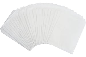 3x5 Inch 100-Pack Small Flat Paper Bags: A Transparent Storage Solution