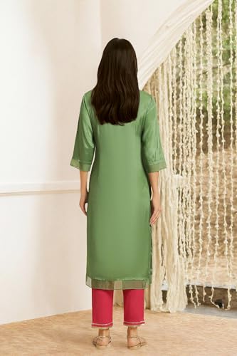 Image of W for Woman Women's Viscose Regular Fit Casual Kurta