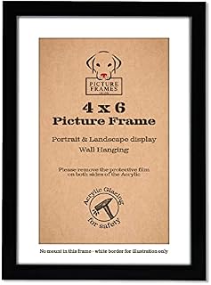 Black Photo Frame 6x4 - 6x4 Photo Frames, Photo Frame 6x4, Picture Frames 6x4, 4x6 Picture Frames, 6 x 4-inch Photo Frame, Small Photo Frame, Small Picture Frames, 6 x 4 Frame, 4 x 6 Photo Frame