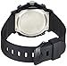 Casio Men's HDA600B-7BV Black Resin Quartz Watch with White Dial