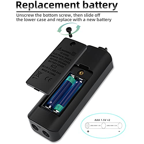 A1 Fully Automatic Anti-Burn Intelligent Digital Multimeter, Auto Senses Zero And Fire Wires Tester, Fast Accurately Measures Ac/Dc Voltage, Resistance, Frequency, Beep On/Off, Temperature (With Bag) #TOP6