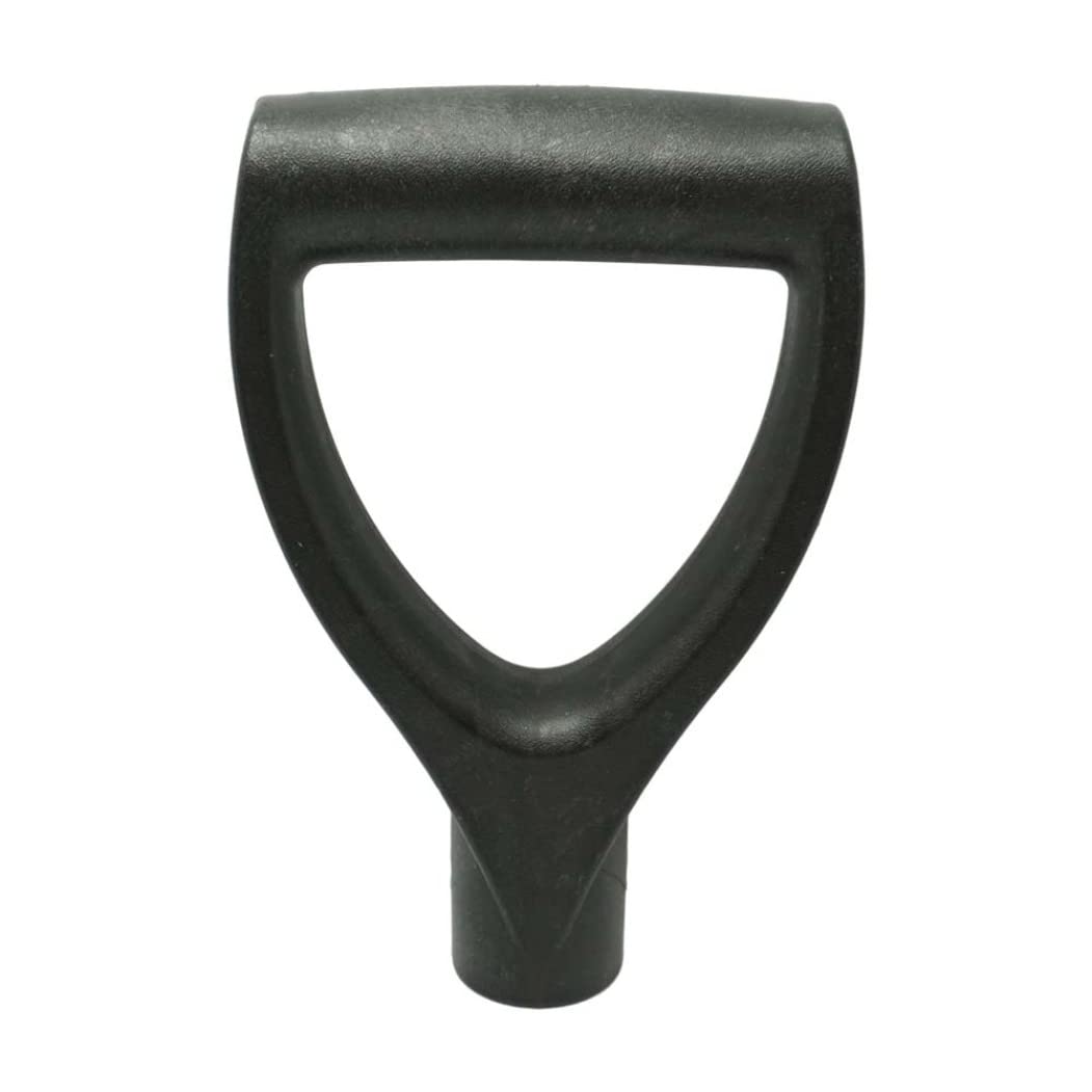 Manico a vanga Forca da giardino Manico a pala Impugnatura in plastica forma di D per strumenti di scavo e rastrello Sostituzione forcella nera