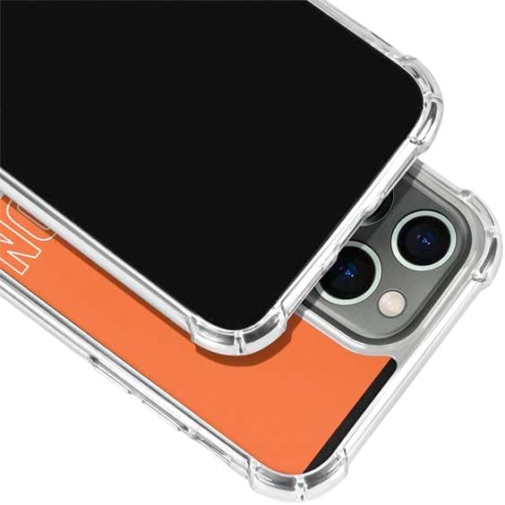 Skinit Clear Phone Case Compatible with iPhone 13 Pro Max - Officially Licensed Clemson University Tigers Logo Design