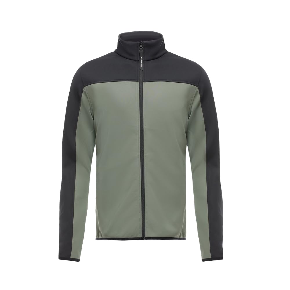 Dainese - Espera Full Zip Mid, Fleece Technical Jersey, Intermediate Layer for Ski and Snowboard, Man, Green Four, M