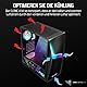 Spirit of Gamer - Clone 4 - PC Gehäuse RGB mit Durchsichtiger Wand Aus Gehärtetem Glas - Erstellen Sie Ihren Gaming PC - Tower Mittel Kompatibel ATX/MATX/ITX - 2 Lüfter Adressierbar 120mm Enthalten