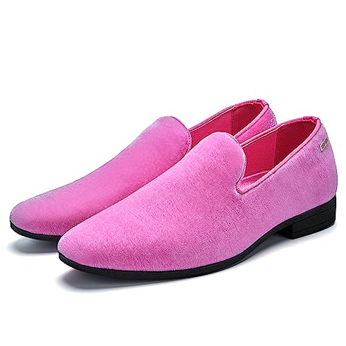 Image of ALLY UNION MAKE FORCE Mens Loafers Dress Slip on Party Wedding Penny Smoking Shoes