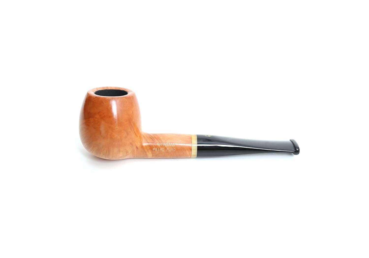 Fajka Savinelli First Smoke (207, 9 mm) - Model Apple - Naturalne gładkie wykończenie wrzośca