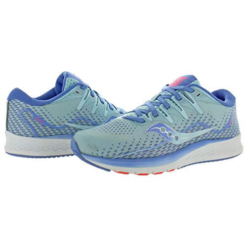 Saucony Girls Ride ISO 2 Performance Running Shoes Blue 6 Medium (B,M) Big Kid2