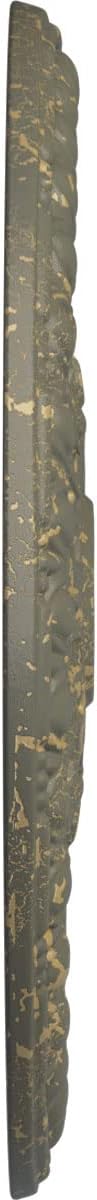 Ekena Millwork CM18RA2WHC Raymond Ceiling Medallion, Witch Hazel Crackle