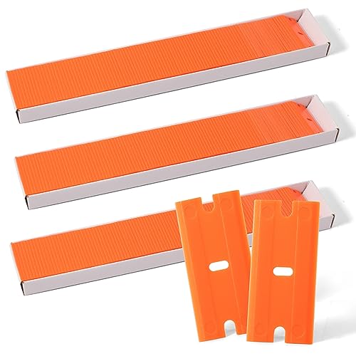 NEWISHTOOL Double Edged Plastic Blades 300 PCS Replacement Blades 1.5-Inch