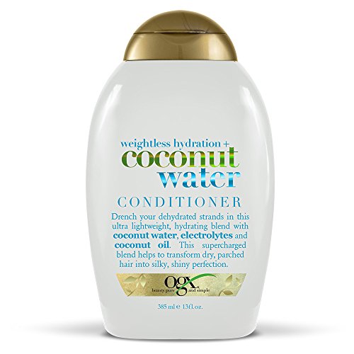 OGX Weightless Hydration + Coconut Water Conditioner, 13 Ounce Bottle Sulfate-Free Surfactants #1