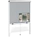 VOUNOT® Insektenschutzrollo Fenster mit Aluminiumrahmen,...
