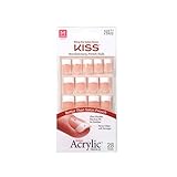 KISS Salon Acrylic French Nails Kit Sugar Rush Medium KSA02 (2 PACK)