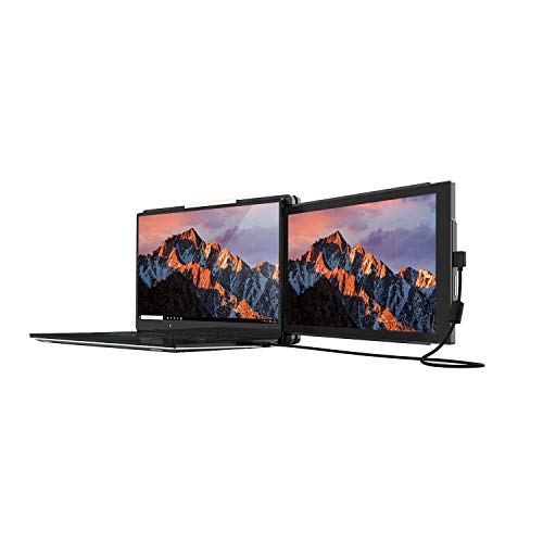 Trio: The on-The-go Dual & Triple Screen Laptop Monitor, Full HD 1080P IPS Display, USB A/Type-C Power, Compatible with Mac, PC, Chrome 13”-17” Laptops (Trio- 12.5 Screen, One Monitor)