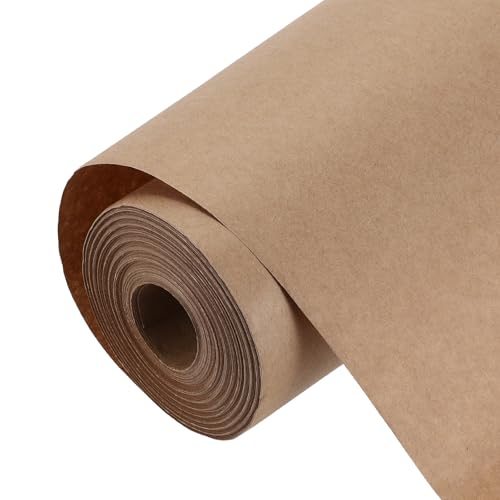 Papier d'emballage kraft marron foncé 200x30 cm pour bouquet et art