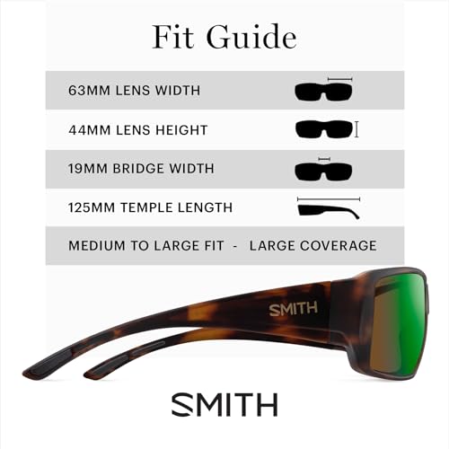 Image of SMITH Guide's Choice XL Sunglasses - Extra Large Performance Sports Active Sunglasses for Biking, Running, Fishing & More