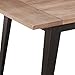 ZINUS Donna 56 Inch Metal and Wood Dining Table, Solid Wood Kitchen Table, Easy Assembly