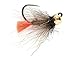 Fulling Mill CDC Red Tag Jig Fly Barbless Nymph Size 12 (One Dozen)