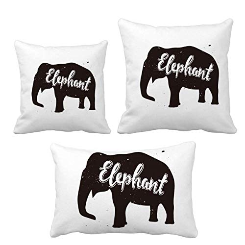Housse de coussin éléphant DIYthinker pour créer un salon cocooning