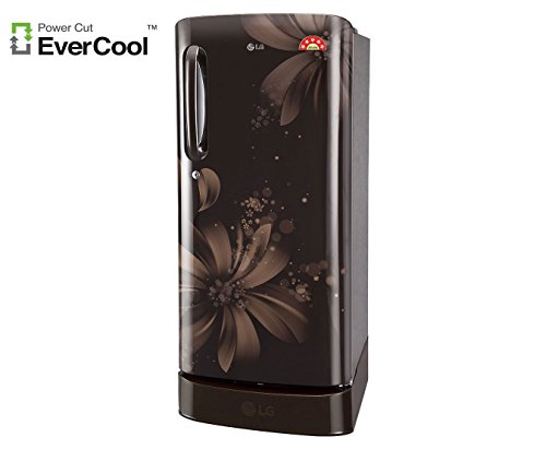 Image of LG 190 L 5 Star Direct-Cool Single Door Refrigerator (GL-D201AHAZ.AHAZEBN, Hazel Aster)