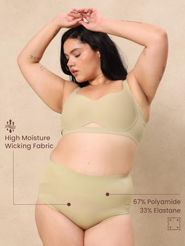Image of Krvvy All-Day Control Tummy Tucker Shaper for Women | Seamless High-Waist Shapewear with Targeted Belly Fat Compression | Super Stretch Fabric | Lightweight,Odourless & Comfort for Upto 12 Hrs