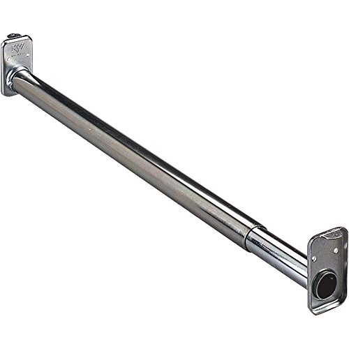 KNAPE & VOGT MFG CO KV2 ZC 30 Zinc Adjustable Closet Rod, 30/48