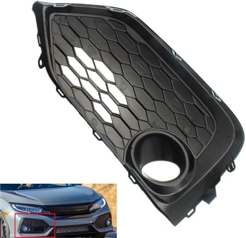 Grille de phare antibrouillard avant gauche pour Civic 2017-2019