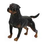 [ALTAMENTE REALISTA] La alta simulación y la mano de obra exquisita hacen de este modelo de Rottweiler un regalo, juguete o artesanía perfecto para todas las edades.