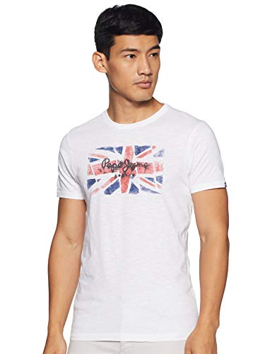Image of Pepe Mens Round Neck Printed T-Shirt
