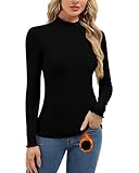 Sous-t-shirt léger : nos pulls thermiques pour femme sont fabriqués en tissu Dralon auto-chauffant de haute technologie, dont le pouvoir gonflant est 10 % supérieur à celui des autres fibres similaires. En outre, la surface en polaire du haut absorbe la chaleur et évacue la transpiration, ce qui le rend idéal comme couche de base pour le quotidien, comme t-shirt de sport et de randonnée.