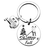 Ibiwe Shitter's Full Camper Keychain Stocking Stuffers for Adults Christmas Gifts for Camper Women M