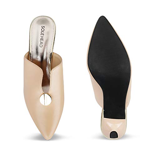 Image of SOLE HEAD Pink Heel Women Sandal