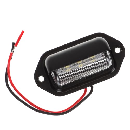 NUOBESTY Luz LED para Matrícula de Remolque y Camión 12-24v Lámpara Trasera Multifuncional ABS Luz Blanca Consumo para Autobuses Autocaravanas y Vehículos Comerciales Repuesto