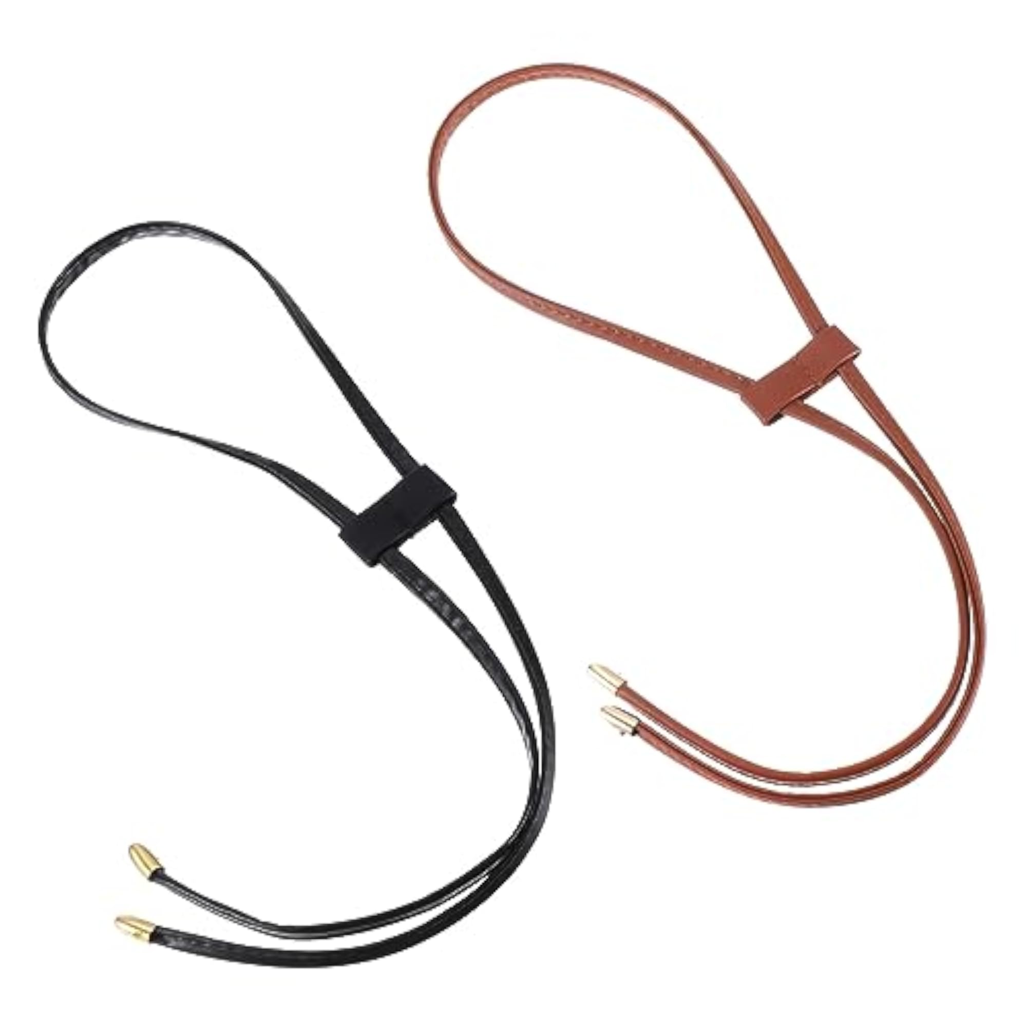 PU Leather Drawstring Bag, Detachable Pull Handle