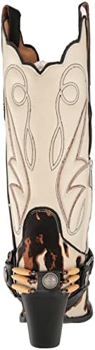 Sam Edelman Women's Jackie Western Boot, Frontier Brown Multi/Modern Ivory, 6 | Image 2