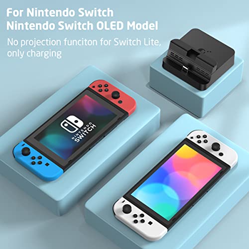 Gulikit Switch Tv Dock Station For Nintendo Switch Switch Dock 4K/1080P Hdmi Tv Adapter,Pd Protocol,Supported Phone/Tablet With Usb 3.0 Port Type-C Charging Stand With Air Outlet (Black) #TOP2