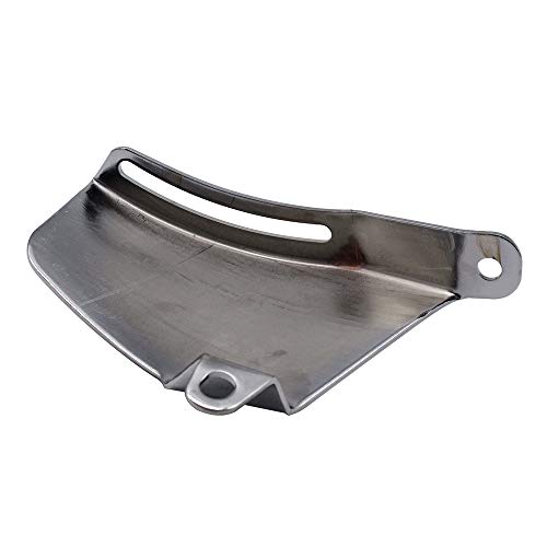 Suporte alternador cromado KKmoon SBC com substituição para Chevy 305 350 bomba de água longa