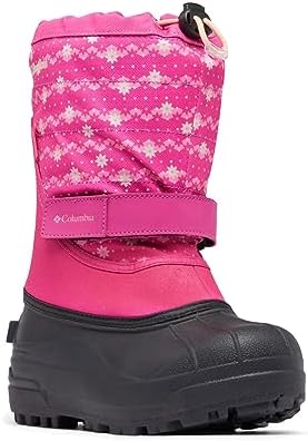Columbia Toddler Unisex Powderbug Plus II Print, Pink Ice/Dusty Pink, 6 | Image 5