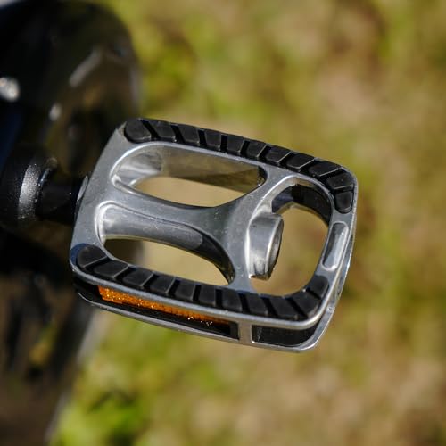 Foto von Prophete City/Trekking Fahrradpedale, Alu-Rahmen mit Gummiblock und Reflektoren, nach StVZO zugelassen, rutschfest