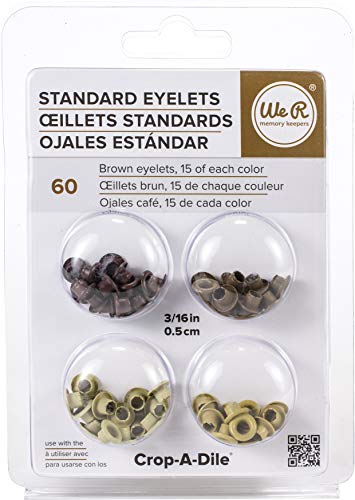 We R Eyelets Standard 60/Pkg-Brown