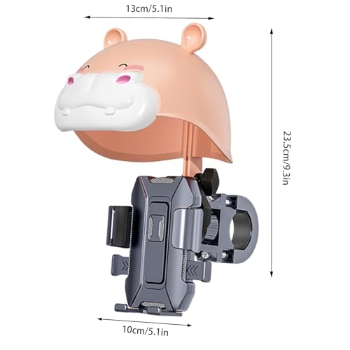 Support smartphone pour moto avec mini casque visière de protection