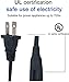 BestCH AC Power Cord Outlet Socket Cable Plug Lead for DJ-Tech USOLO MKII USOLOMKII USOLO MK II DJTech Digital DJ Turntable USOLO Pro USOLOPro Compact USB Player and Controller