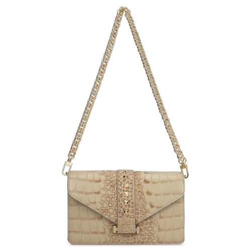 Image of Da Milano Leather Shoulder Bag for Women (00373OL)