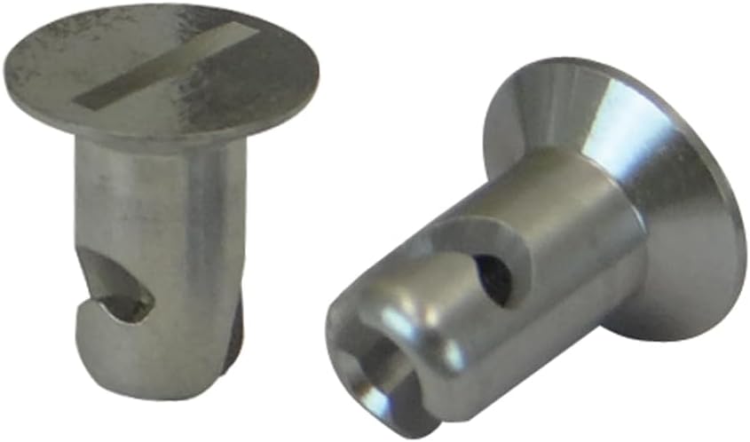 Moroso 71296 Flush Quick Fasteners, 5/16" x .450, Aluminum