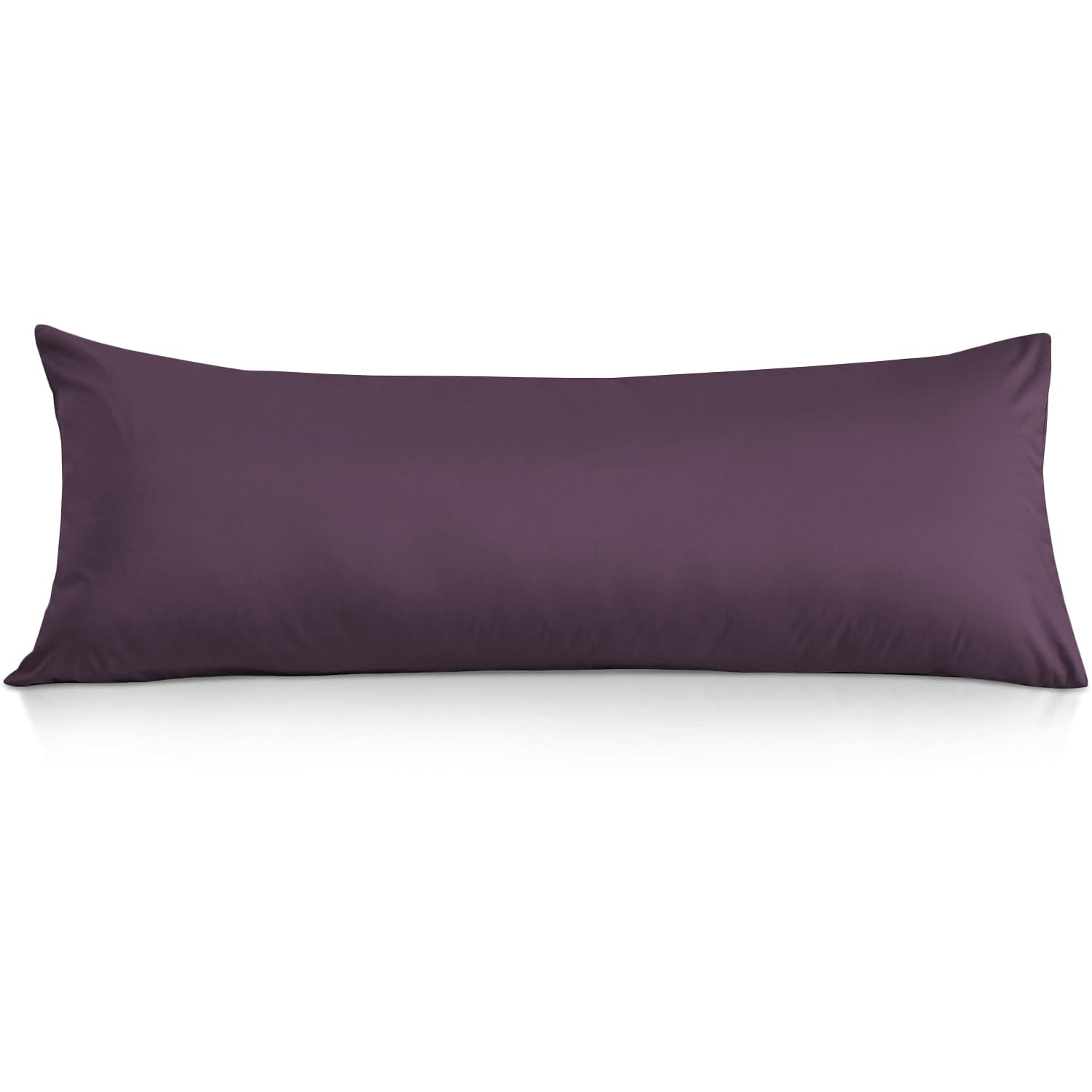 Body Pillow Cover 20x72 Plum 100% Egyptian Cotton 600 Thread Count — image 1