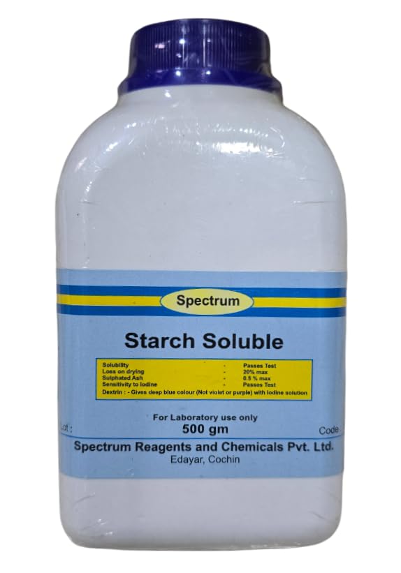 SPECTRUM Starch Soluble (500GM) CAS-NO-9005-25-8 (LAB USE ONLY)-image-36