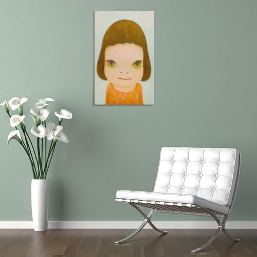 奈良美智 イラストレーター 漫画の女の子 ポスター (68) 壁アート プリント リビング 寝室 ダイニングルーム バスルーム ホーム装飾24x36inch(60x90cm) [5]