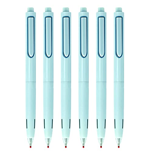 Bolígrafos retráctiles con tinta negra 0.5 mm, pack x6