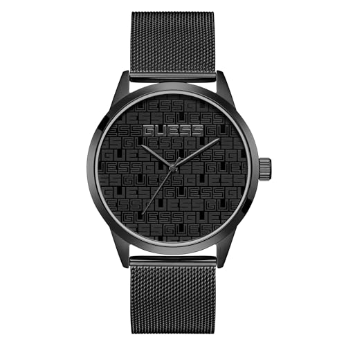 Guess Black Logo Dial Analog Watch U1472G3M